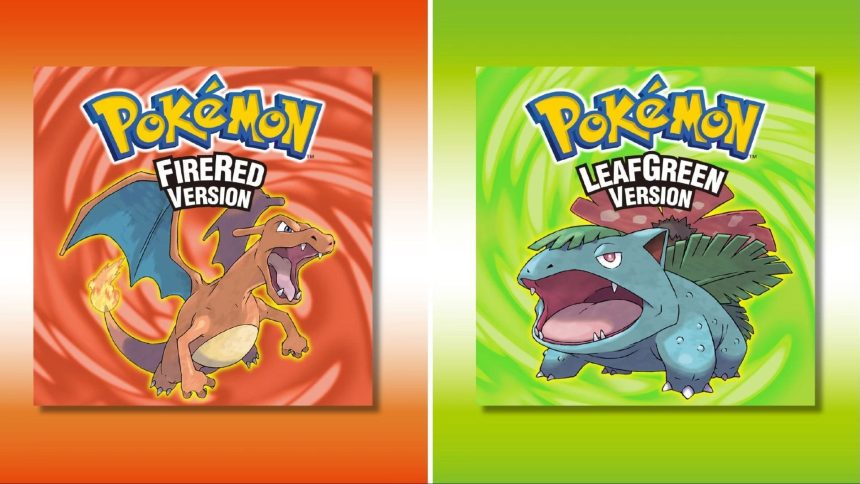 When are Pokemon LeafGreen and Pokemon FireRed releasing on Nintendo Switch?