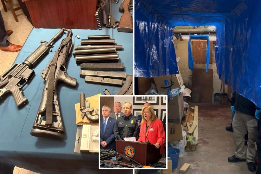 Wild LI geezer built basement shooting range, gun lab stocked with arsenal of illegal weapons: DA