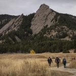 Wildfire burning near Chautauqua Park in Boulder