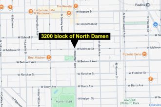 Woman dies after being found nude in back seat of stolen car in Roscoe Village