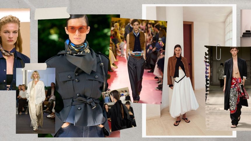 10+ Ways to Style the Silk Scarf, Inspired by the Spring 2026 Runways