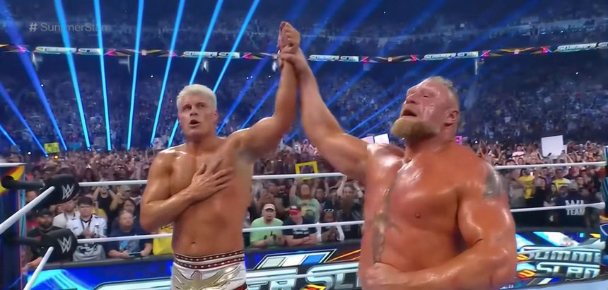 4 Times Brock Lesnar put over a young superstar in WWE