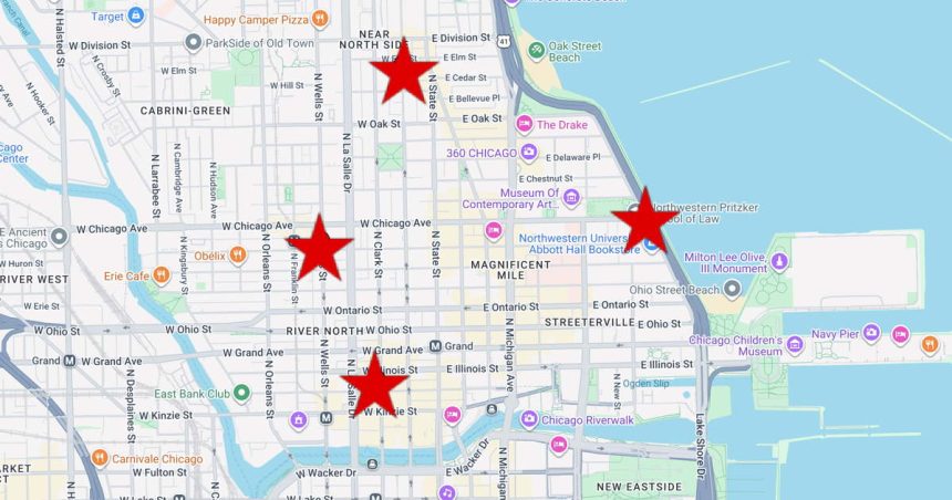 4 armed robberies reported overnight in River North, Gold Coast