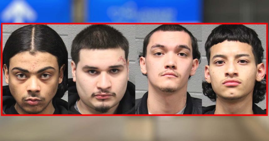 4 charged with mugging suburban men in Millennium Park garage