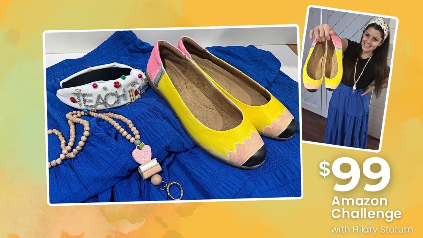  Amazon Challenge With Customized Pencil Shoes