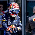 A visibly agitated Max Verstappen looks all at sea as he explains Red Bull’s significant deficiencies after Chinese GP Qualifying