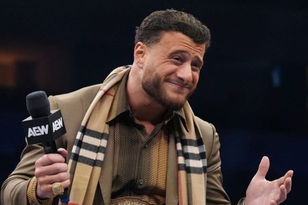 Absolute chaos after MJF gets physical with top AEW star during press conference