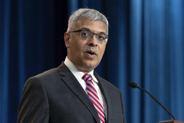 Acting CDC Director Bhattacharya addresses staff at all-hands meeting