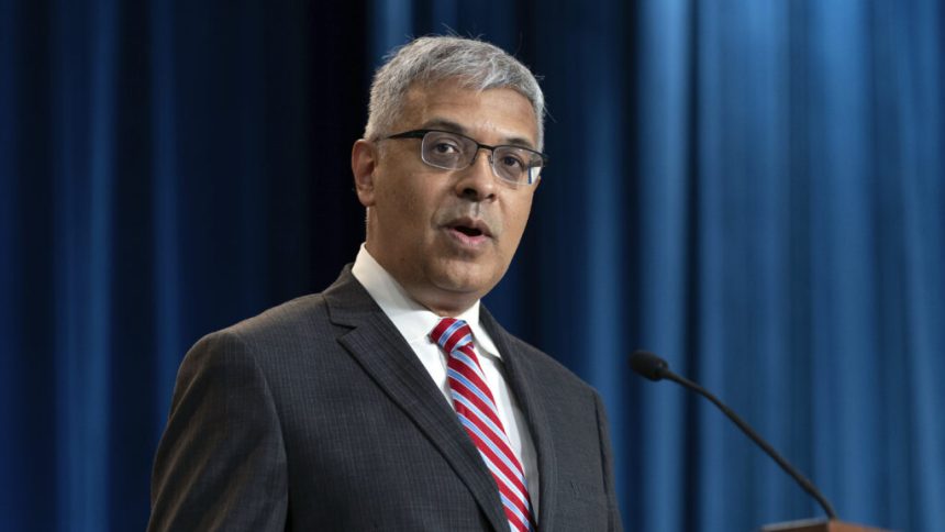 Acting CDC Director Bhattacharya addresses staff at all-hands meeting