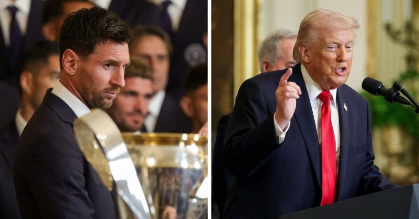 After Lionel Messi meets Donald Trump, ex-Argentina president weighs in on the difference with Diego Maradona’s attitude 