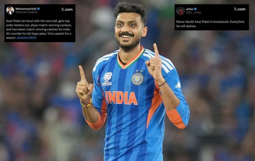 “All-rounder ho toh bapu jaisa”- Social media lauds Axar Patel’s 3-wicket haul in IND vs NZ T20 World Cup 2026 final