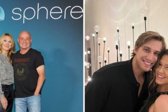 Andre Agassi & Steffi Graf’s son Jaden share rare moment of affection with girlfriend Catherine during snowy getaway