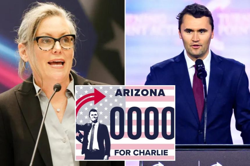 Arizona governor Hobbs vetoes Charlie Kirk memorial license plate, sparking GOP outrage