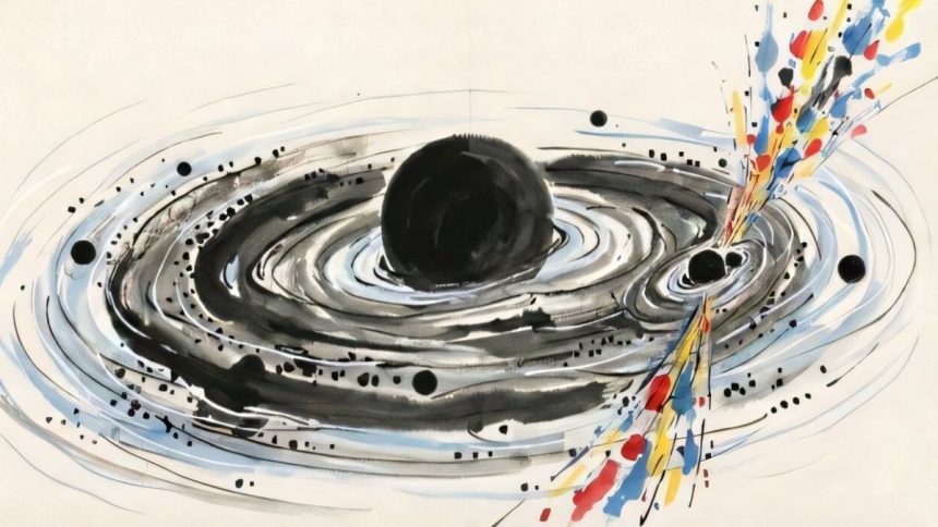 Astronomers May Have Seen Colliding Black Holes Trigger a Blaze of Light : ScienceAlert