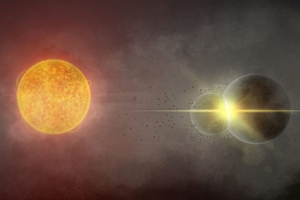 Astronomers Think They Saw Two Planets Collide : ScienceAlert