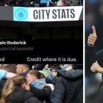 Best game he has had for City”, “Has improved a lot