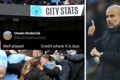 Best game he has had for City”, “Has improved a lot