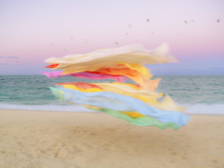 Breezy Swathes of Fabric Dance Amid Landscapes in Thomas Jackson’s Photos — Colossal