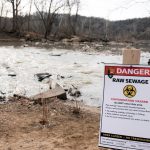 Class action lawsuit filed over Potomac sewage spill : NPR