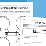 Color Poem Template Bundle (Free Printable Worksheets)