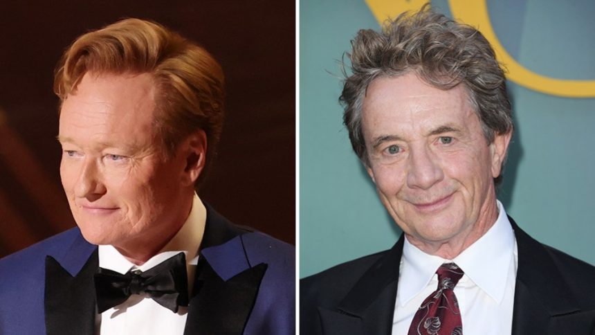 Conan O’Brien Ends Oscars by Shouting ‘We Love You Martin Short!’