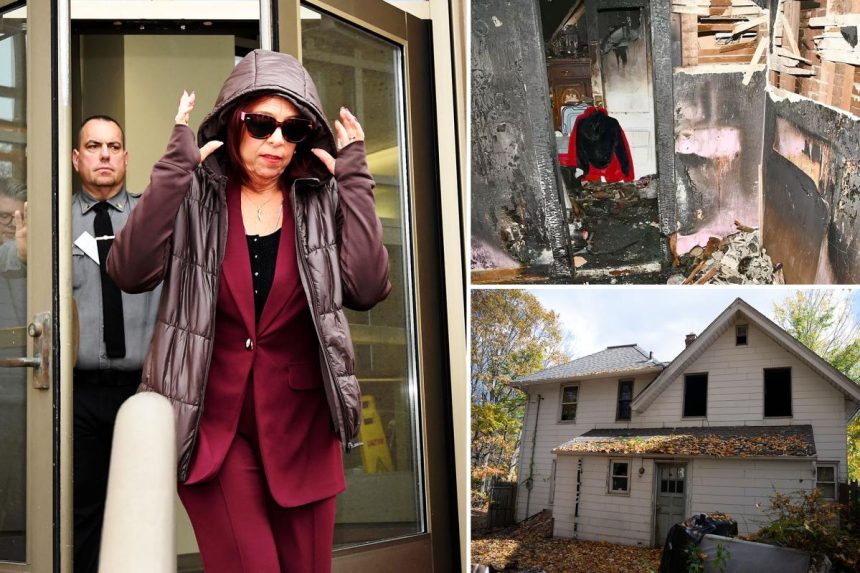 Connecticut house of horrors’ wicked stepmom hides face for hearing on anniversary of arrest