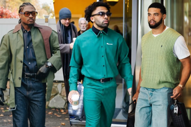 How NFL Stars Are Turning Green Into A Spring Essential