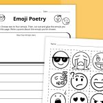 Emoji Poem Templates (Free Printable)