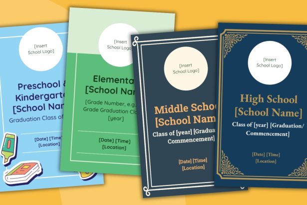 Free Editable Graduation Program Templates for All Grades