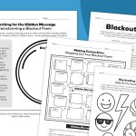 Free Printable Blackout Poetry Template Bundle