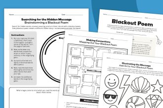 Free Printable Blackout Poetry Template Bundle