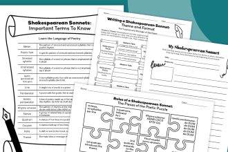 Free Printable Shakespearean Sonnet Template Bundle