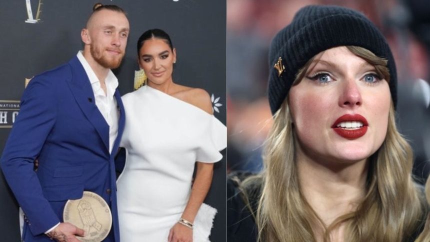 George Kittle’s wife Claire makes feelings known on Taylor Swift’s impact on 49ers TE’s dream project