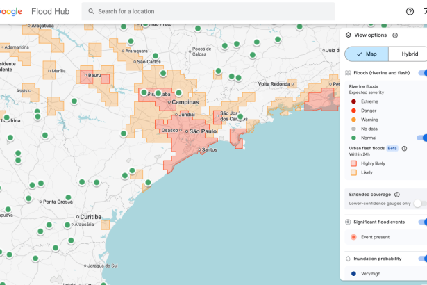 Google is using old news reports and AI to predict flash floods