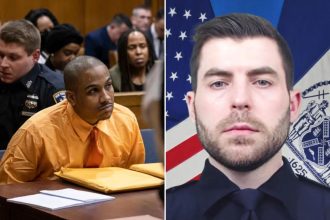 Goon seen smirking on bodycam after gunning down NYPD hero Jonathan Diller — as fellow cop breaks down on witness stand