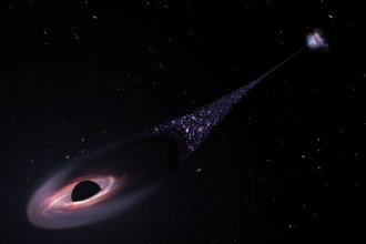 Have astronomers found a runaway monster black hole?