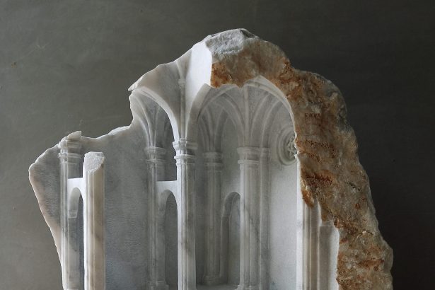 Historic Architecture Emerges from Stone in Matthew Simmonds Ethereal Sculptures — Colossal