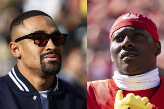 Hollywood Brown drops bold take about Jalen Hurts after joining Eagles in free agency