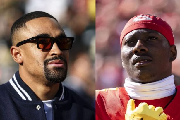 Hollywood Brown drops bold take about Jalen Hurts after joining Eagles in free agency