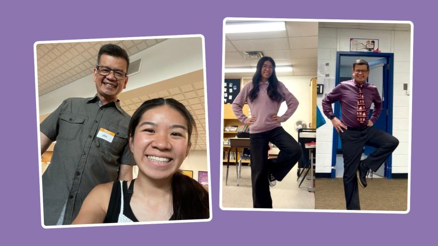 How Twinning With Dad Became a Tradition for This Teacher