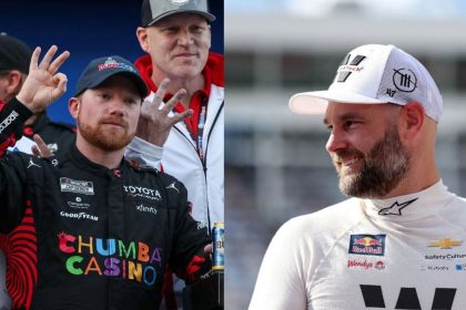 How did the 23XI star manage to beat the road course master at COTA