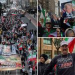 Hundreds of Iranian-Americans fill NYC streets to celebrate death of Ayatollah Khamenei: ‘Make Iran Great Again’