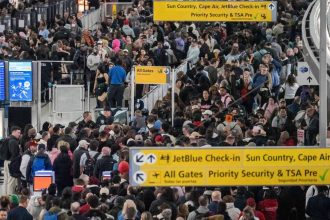 ICE officers set to deploy to airports as delays mount : NPR