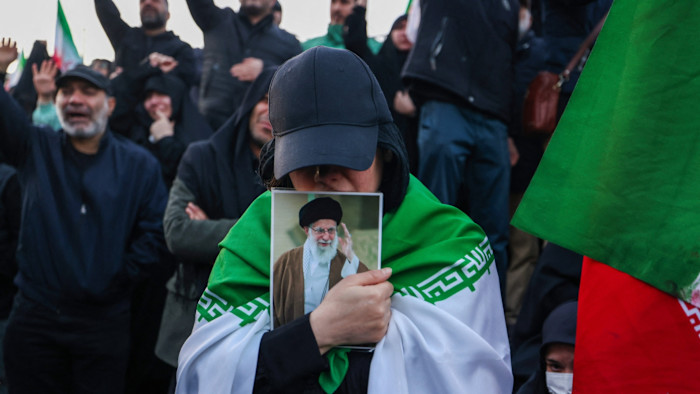 Iran hardliners cast slain supreme leader as martyr to rally regional allies