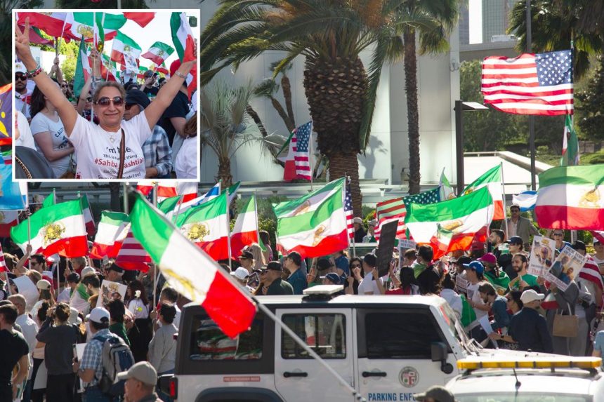 Iranian-Americans celebrate in streets of LA