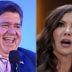 JB Pritzker Trolls Kristi Noem With Updated Job Title Referencing Her Former Dog Days