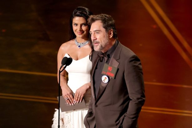 Javier Bardem at Oscars Says ‘No to War and Free Palestine’