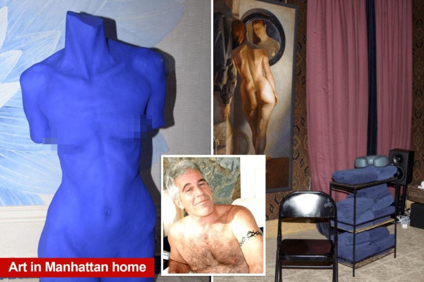 Jeffrey Epstein kept photo, sculpture of mystery blonde woman that ‘was the mother of his child,’ victim claims in DOJ docs