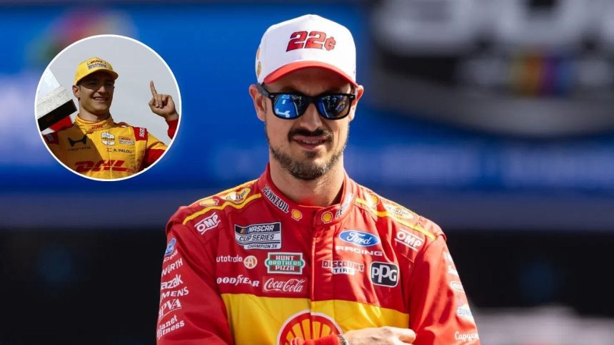 Joey Logano reveals Scott McLaughlin tribute for Phoenix Speedway IndyCar-NASCAR crossover