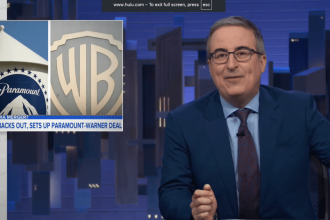 John Oliver on Paramount Buying Warner Bros. Monologue